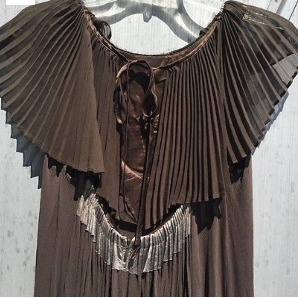 BCBG Max Azria Runway Brown Maxi Dress XXS - Picture 4 of 6
